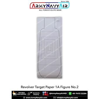 Revolver Target Paper 1A Fig No2 : ArmyNavyAir.com