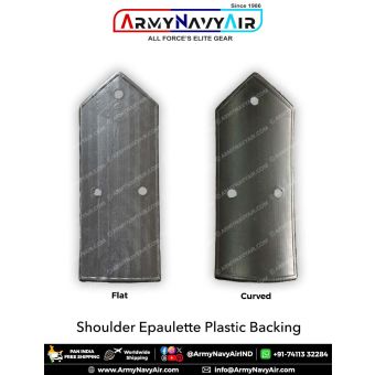 Shoulder Epaulette Plastic Backing : ArmyNavyAir.com