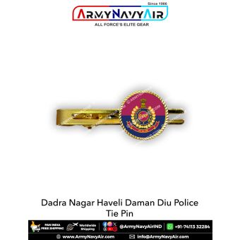 Dadra Nagar Haveli Daman Diu Police Tie Pin : ArmyNavyAir.com