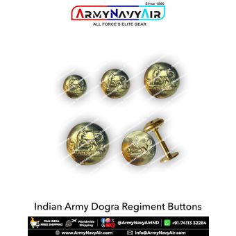 Indian Army Dogra Regiment Buttons : ArmyNavyAir.com