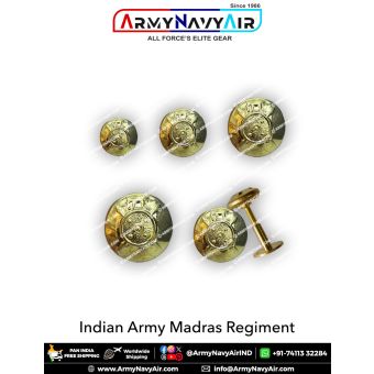 Indian Army Madras Buttons : ArmyNavyAir.com
