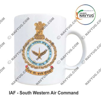 Personalised IAF Indian Air Force South Western Air Command Mug: ArmyNavyAir.com