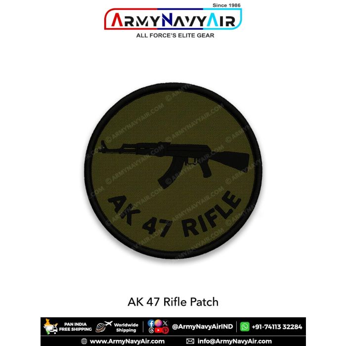 AK 47 Rifle Patch – Legendary Assault Rifle Badge | ArmyNavyAir