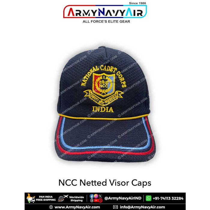 Buy NCC Netted Visor Cap : ArmyNavyAir.com Online at ArmyNavyAir ...