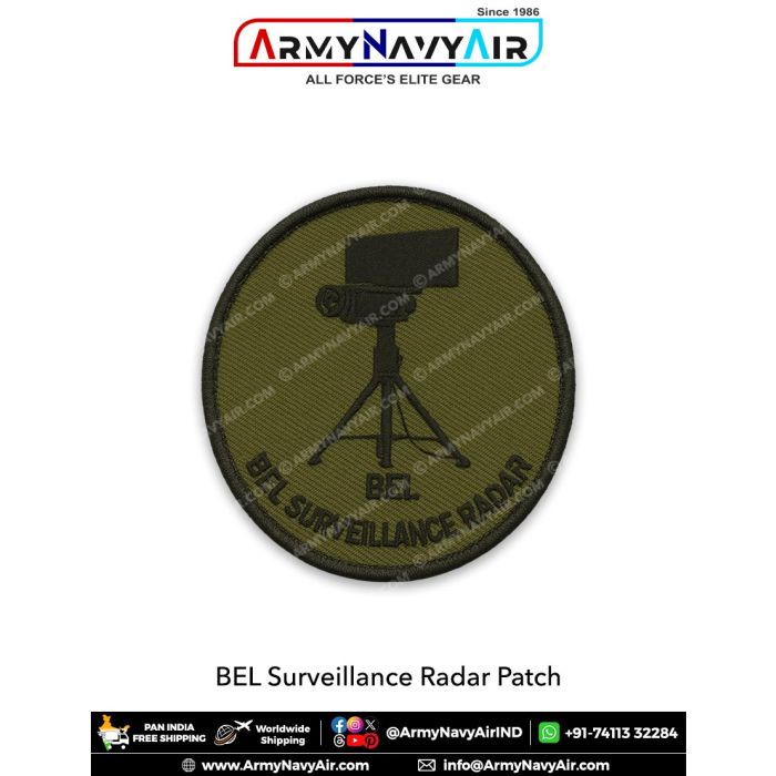 Radar Patch Designs BEL Surveillance Radar Patch | Indian Radar System Patch
