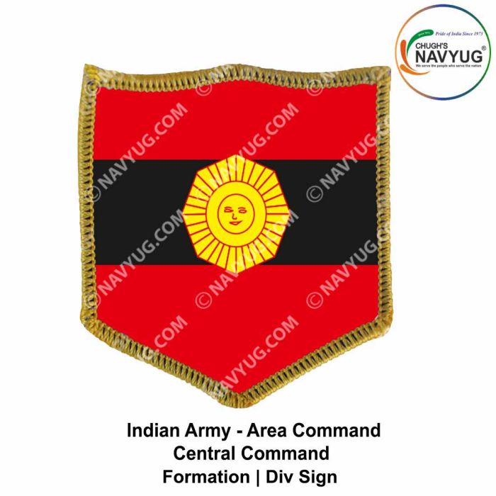 Buy Army Central Command Formation Div Sign : ArmyNavyAir.com Online at ...