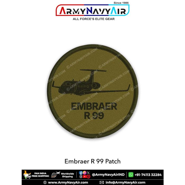 Buy Embraer R 99 Patch Online at ArmyNavyAir – Trusted Gear Since 1986
