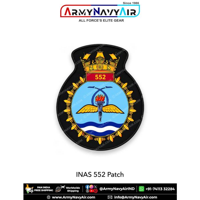 Indian Navy INAS 552 Squadron Patch | ArmyNavyAir
