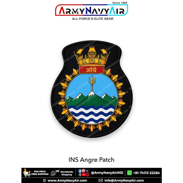 Ins Patch Indian Navy INS Angre Patch | Naval Crest