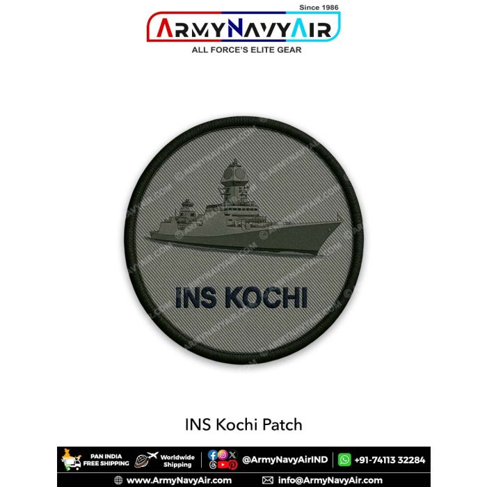 Ins Patch INS Kochi Patch Indian Navy Destroyer Patch