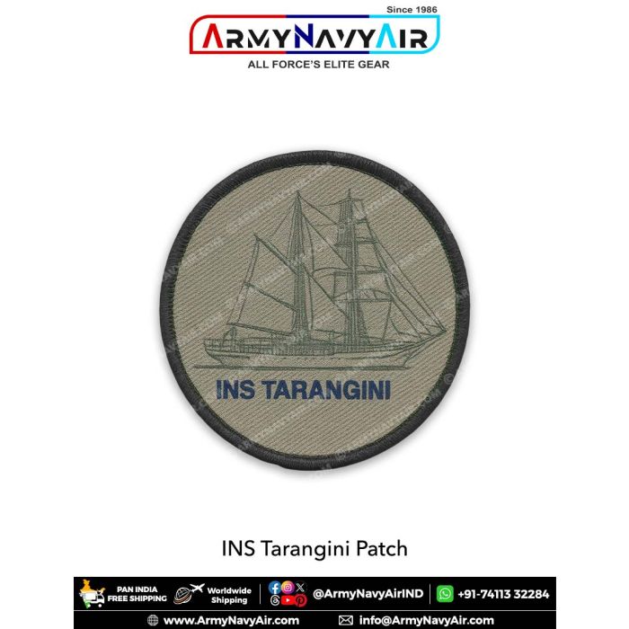 Ins Patch INS Tarangini Patch Indian Navy Sail Training Ship Badge