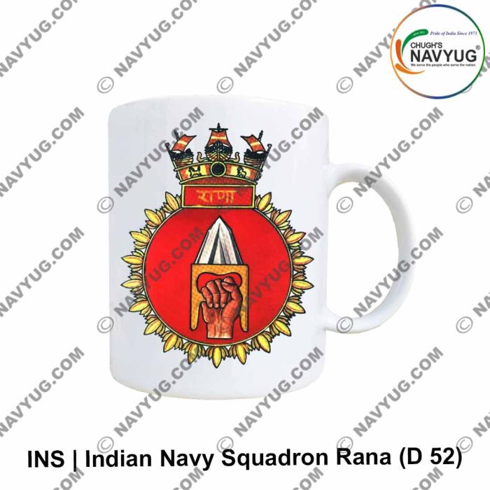 Ins Rana Rfaqt Buy Personalised Indian Navy INS Rana Mug : ArmyNavyAir.com Online at ...