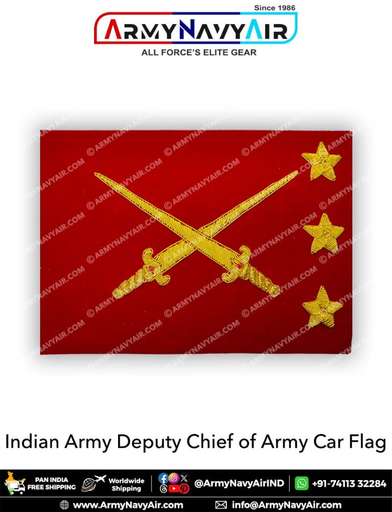 Buy Indian Army Deputy Chief of Army Staff Flag Online at ArmyNavyAir.com