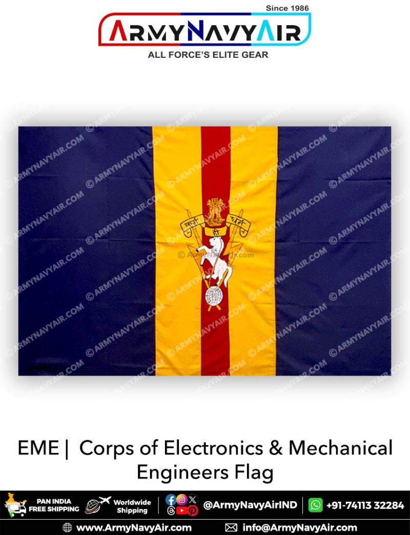 Buy Indian Army Corps Of EME Flag Online at ArmyNavyAir.com