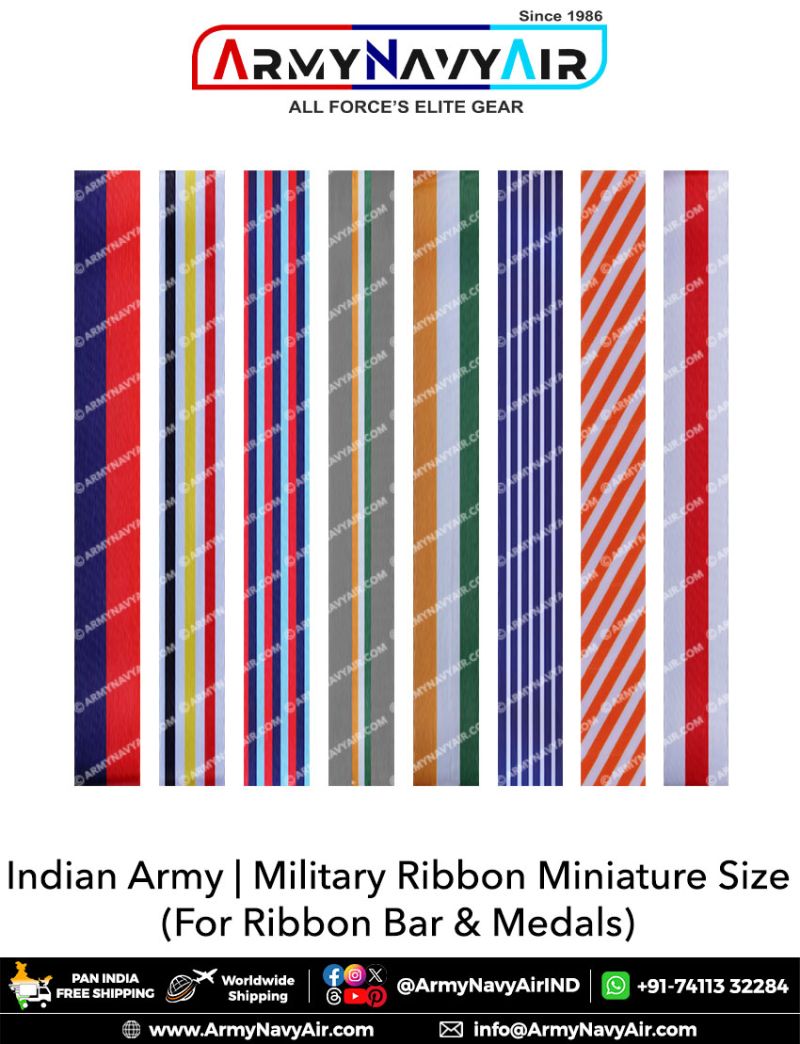 Buy Military Miniature Ribbons (For Ribbon Bar and Medals) Online at ...