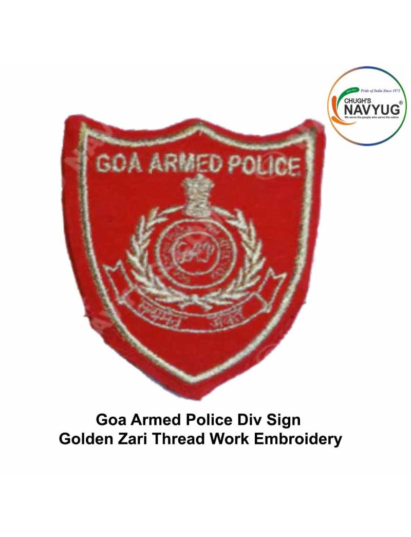 Buy Goa Armed Police Formation Sign Online At ArmyNavyAir.com