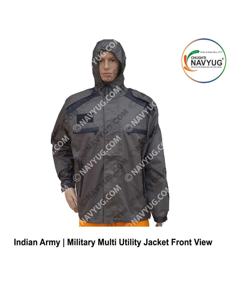 Black Utility Military Lightweight Jacket - Brand New – Richard Paul  Menswear