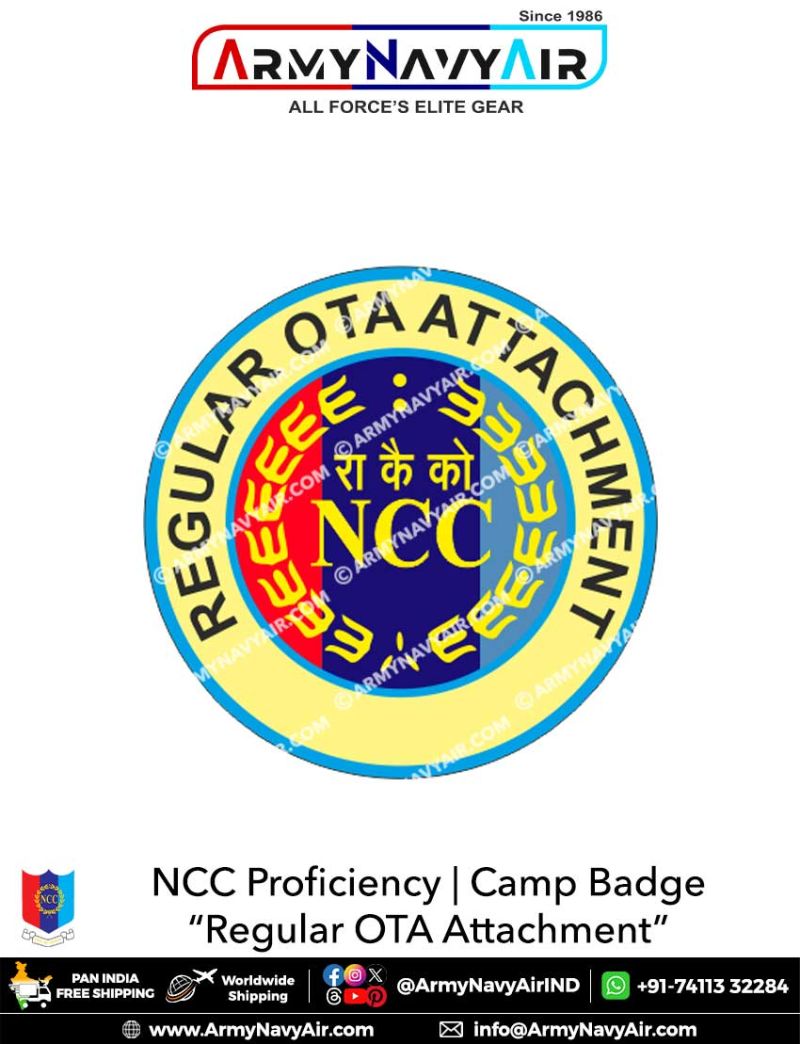 NCC | National Cadet Corps Proficiency Camp Badges (All Wings ...