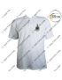 IAF T Shirt Helicopter Unit  | Indian Airforce T Shirt White PC With Collar  (HU)-109 H Unit-Medium