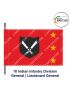 Indian Army Lancer Flag (Infantry Division) | Indian Military Stiffener Flag with Double Side Logo ( 9