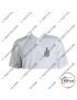 IAF T Shirt Helicopter Unit  | Indian Airforce T Shirt White PC With Collar  (HU)-114 H Unit-XXL