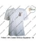 IAF T Shirt  Squadron |Indian Airforce  T Shirt  White PC  With Collar ( Squadrons)-18 Squadron