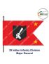 Indian Army Lancer Flag (Infantry Division) | Indian Military Stiffener Flag with Double Side Logo ( 9