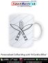 Personalised Coffee Mugs With 8 Gorkha Rifles : ArmyNavyAir.com