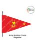 Indian Army Lancer Flag (Army Combat Regiments) | Indian Military Stiffener Flag with Double Side Logo Size ( 9