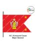 Indian Army Lancer Flag (Army Combat Regiments) | Indian Military Stiffener Flag with Double Side Logo Size ( 9