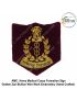 Army - Military AMC | Army Medical Corps Formation -Div Sign Golden Zari-Bullion Wire Work Embroidery (Hand Crafted) 