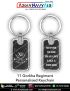 11 Gorkha Rifles Personalised Keychain : ArmyNavyAir.com