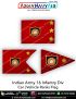 Indian Army 16 Infantry Div Car Flag : ArmyNavyAir.com