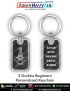 3 Gorkha Rifles Personalised Keychain : ArmyNavyAir.com