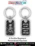 4 Gorkha Rifles Personalised Keychain : ArmyNavyAir.com