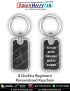 8 Gorkha Rifles Personalised Keychain : ArmyNavyAir.com