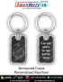 Armoured Corps Personalised Keychain : ArmyNavyAir.com