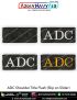 Personalised ADC Fabric Shoulder Title (Slip-On) : ArmyNavyAir.com