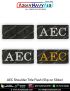 Personalised AEC Fabric Shoulder Title (Slip-On) : ArmyNavyAir.com