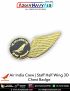 Air India Crew | Staff Half Wing (3D) Chest Badge : ArmyNavyAir.com