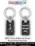 Army Ordnance Corps Personalised Keychain : ArmyNavyAir.com