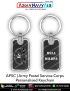 Army Postal Service Corps Personalised Keychain : ArmyNavyAir.com