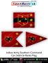 Indian Army Southern Command Car Flag : ArmyNavyAir.com