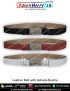 Leather Belt With Ashoka : ArmyNavyAir.com