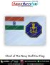 Indian Navy Chief Of Navy Staff Car Flag : ArmyNavyAir.Com