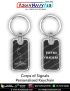 Signals Personalised Keychain : ArmyNavyAir.com