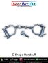 D Shape Handcuffs : ArmyNavyAir.com