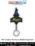 IAF 3D Rafale Silicone Keychain Black : ArmyNavyAir.com