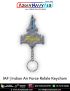 IAF 3D Rafale Silicone Keychain Grey : ArmyNavyAir.com