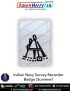 Indian Navy Survey Recorder Badges (Summer) : ArmyNavyAir.com